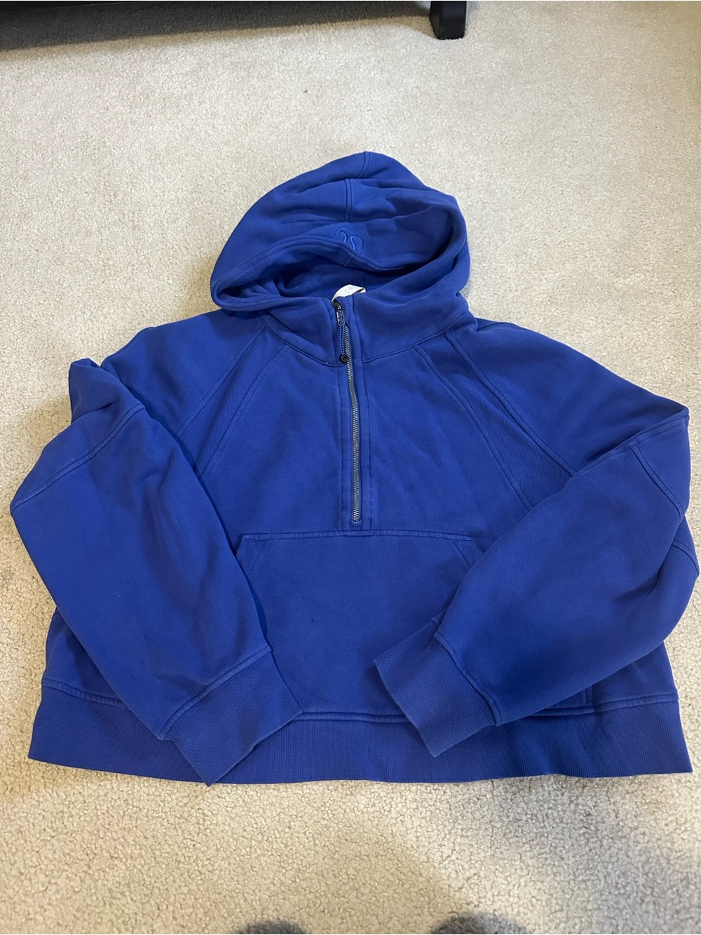 Lululemon Blue Scuba Half-Zip